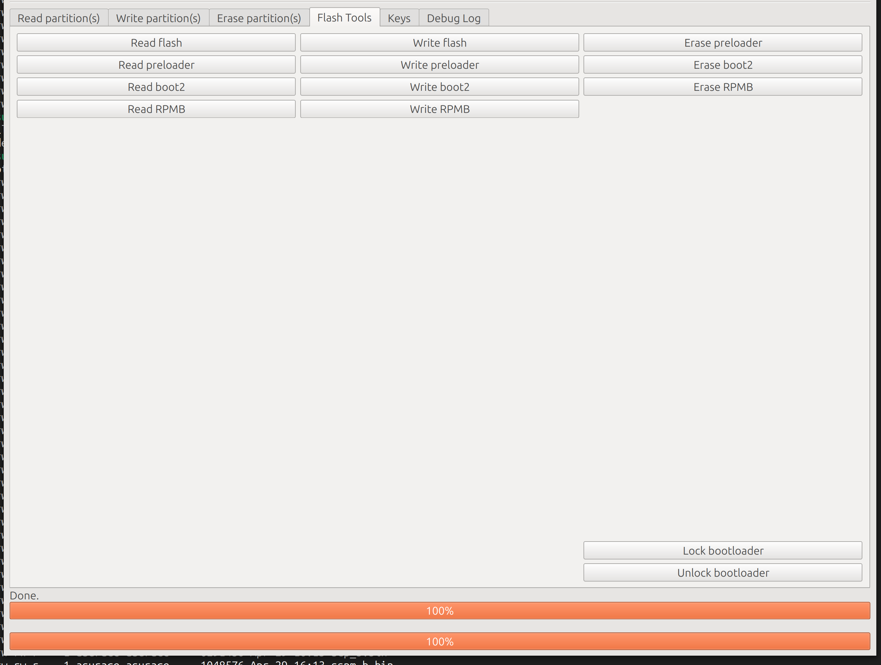 Unlock Bootloader Screen